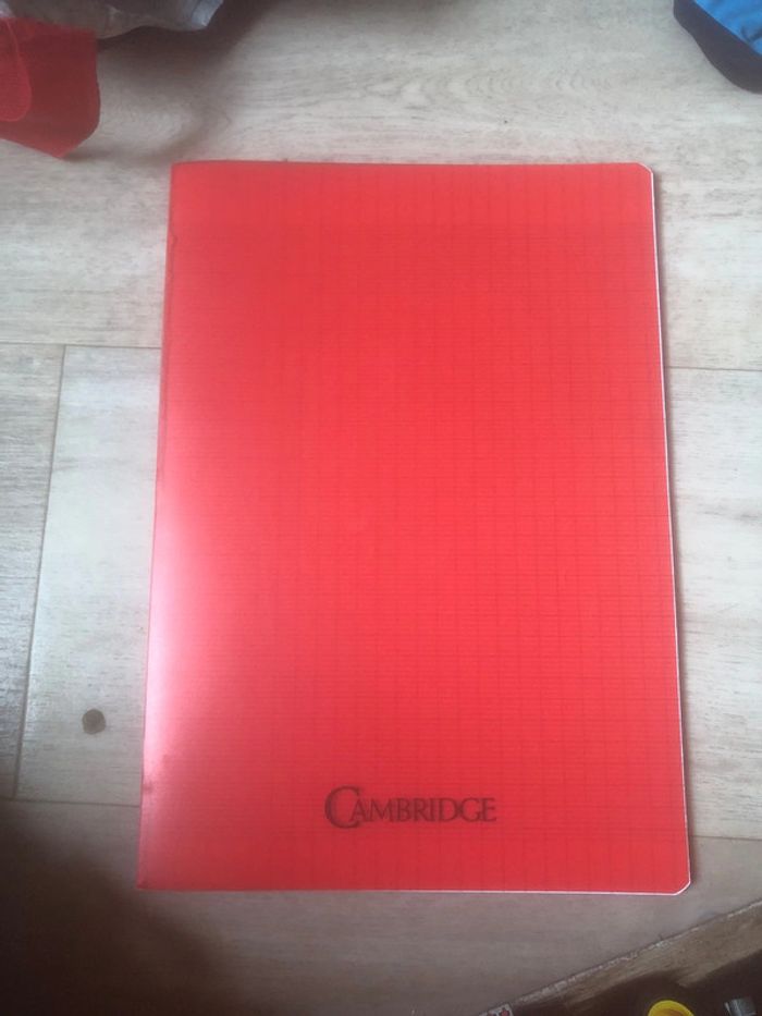 Cahier rouge 21x29,7cm