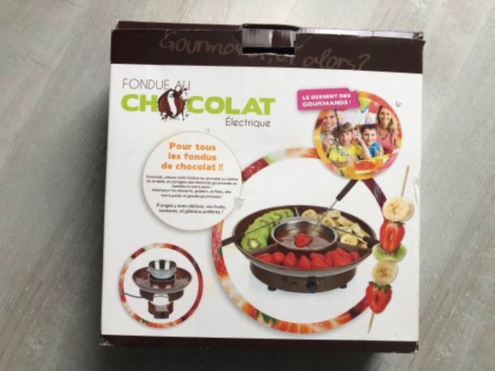 Fondue au chocolat électrique servie 1 fois