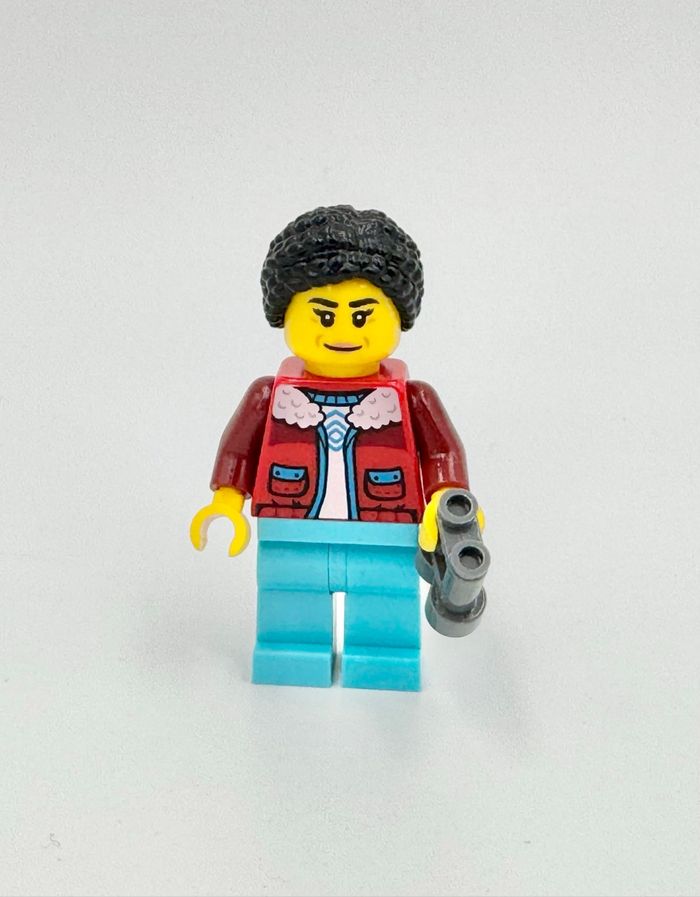 Lego Figurines City : Arctique, Exploratrice (autochtone ?) au Blouson rouge - NEUF - photo numéro 2