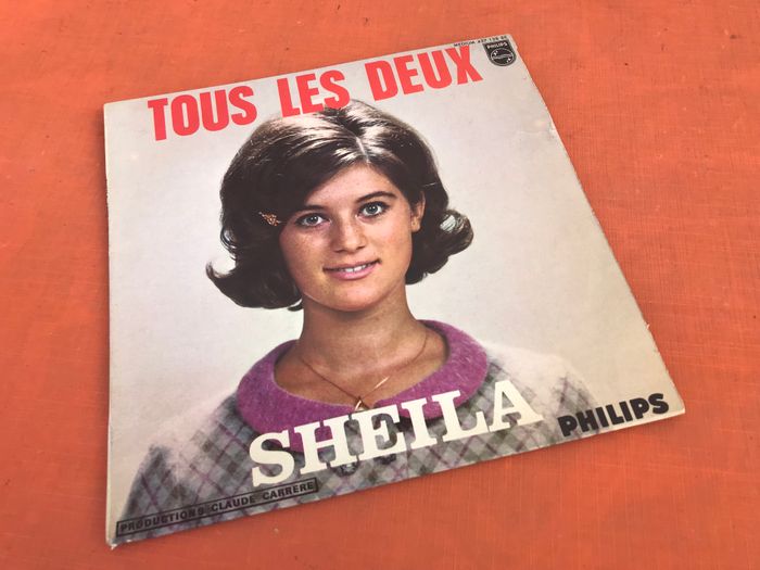 Vinyle 45 tours Sheila Tous les deux (1965) Philips 437.128 BE - photo numéro 2