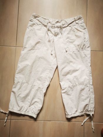 Pantacourt blanc pimkie 36
