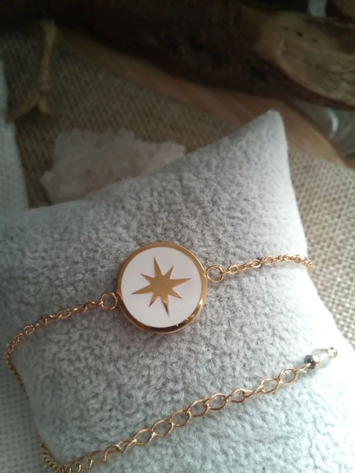 Bracelet bohème en acier inoxydable étoile du Nord - photo numéro 2