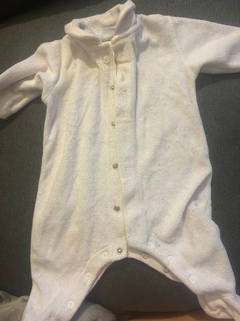 pyjama bébé mixte petit bateau 3 mois blanc doux chaud unisexe confort idéal nuit