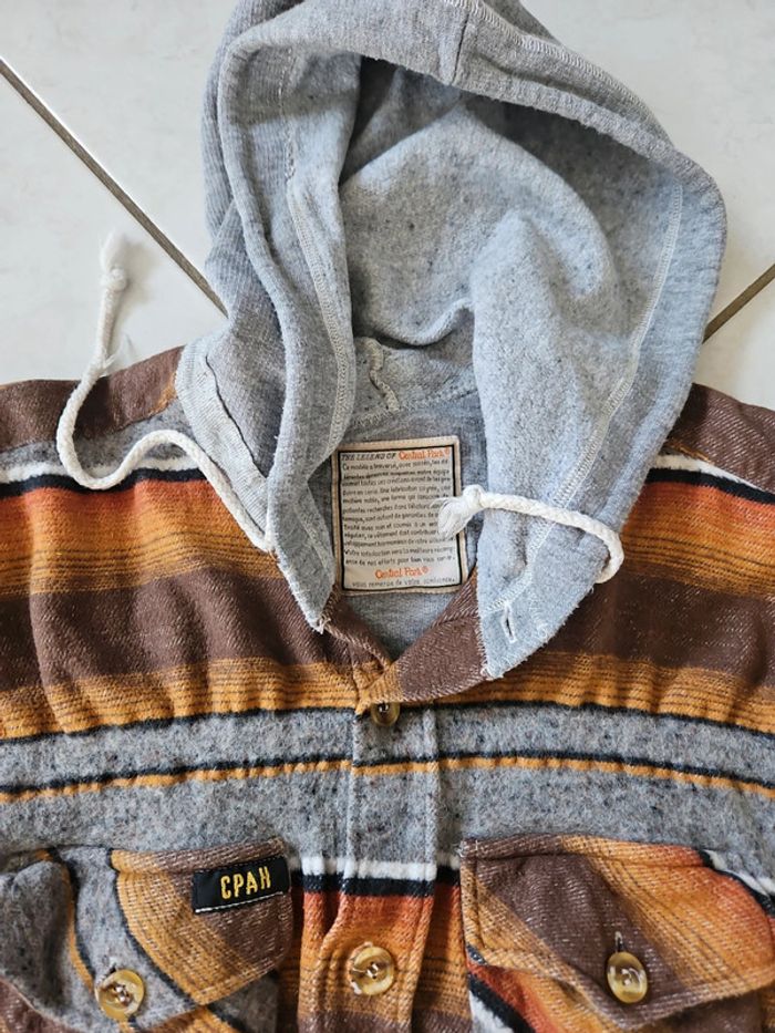 Chemise boutonnée à capuche taille M u47 - photo numéro 5