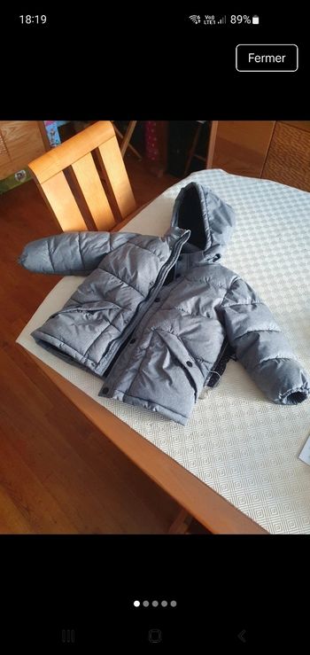 Blouson doudoune chaud Kiabi 5 ans parfait état 