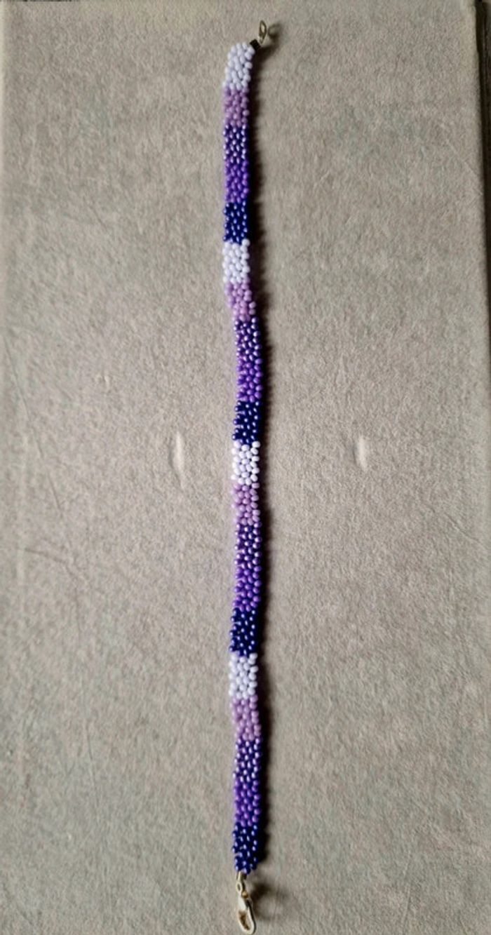 Bracelet de cheville violet - photo numéro 2