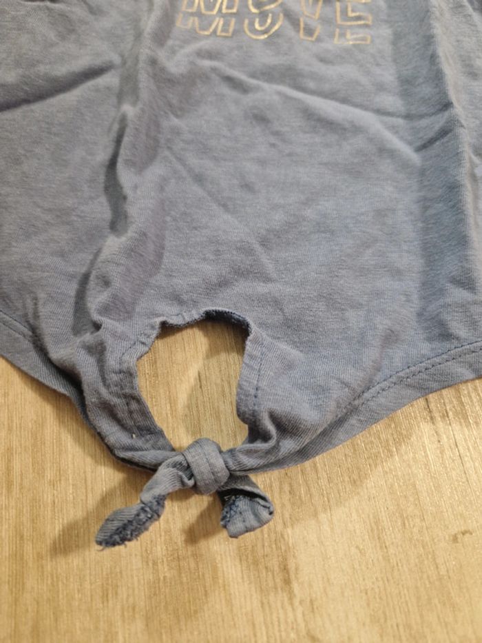 T-shirt bleu move - photo numéro 2