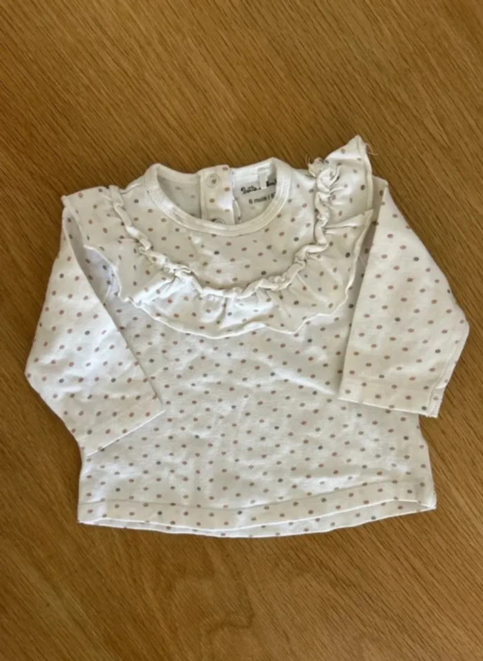 T-shirt manches longues 6 mois