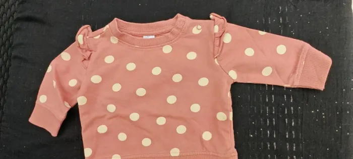 Ensemble Fille Zeeman 3 mois (62cm) 🧡 à pois - photo numéro 2
