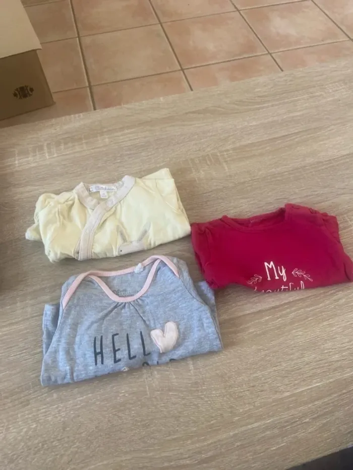 Petit lot naissance fille (3 pièces)
