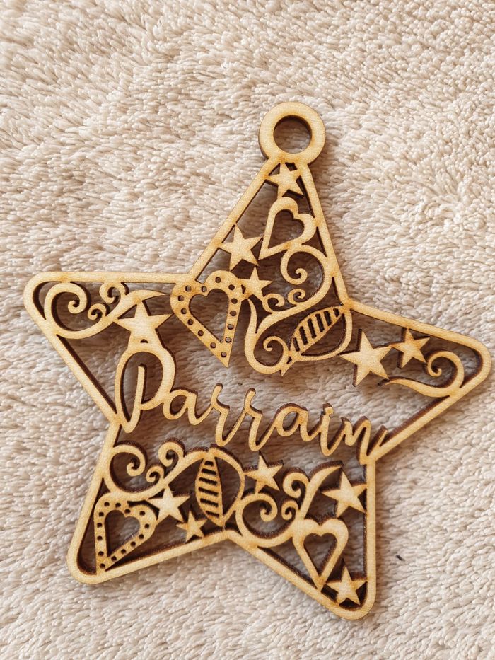 boule de Noël en bois - photo numéro 6