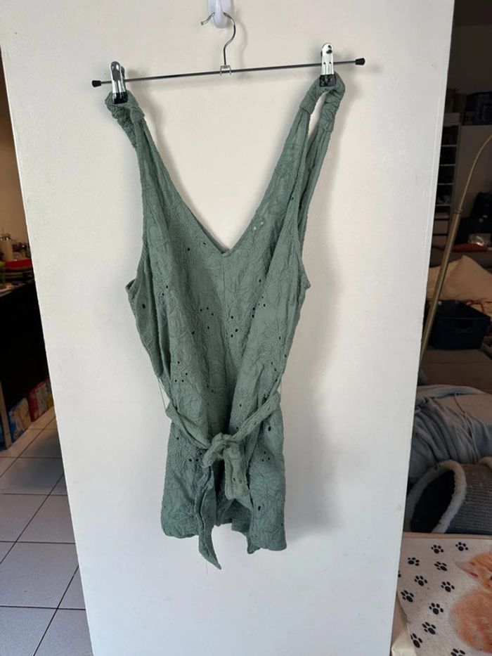 Combishort dentelle verte - Zara