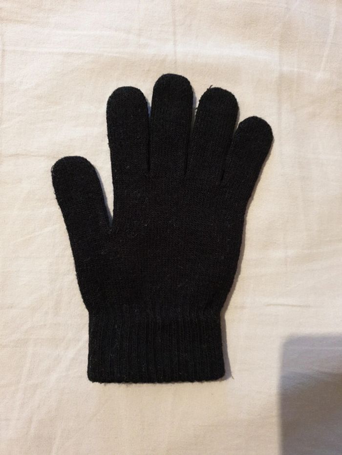 Paire de gants noire extensible enfant - photo numéro 8