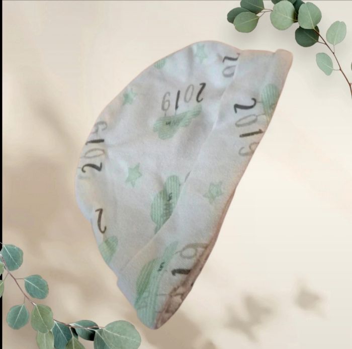 Bonnet de Naissance Bébé - 0-3 Mois - Motif 2019