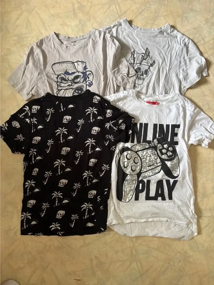 Lots de 4 t-shirt garçon