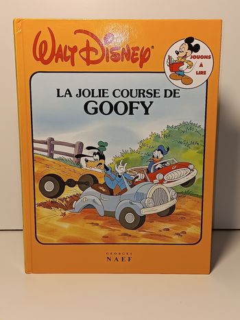 Livre vintage Walt Disney Jouons à lire La jolie course de Goofy 41 pages