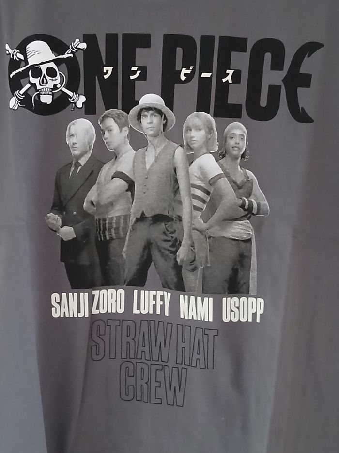 Tee-shirt One Piece court oversize Taille M - photo numéro 2