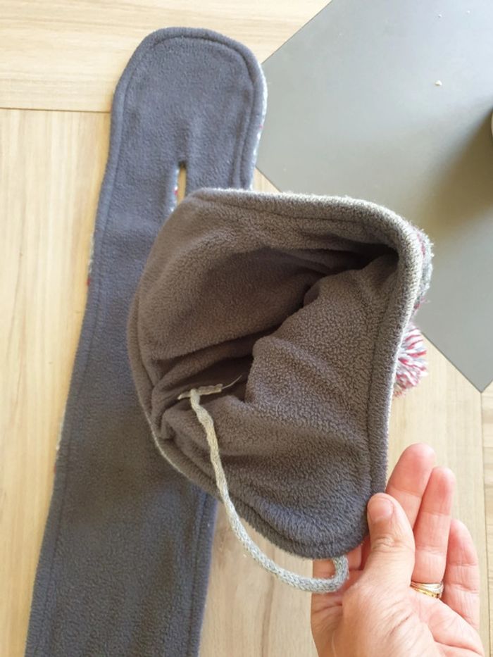 Bonnet + écharpe chaude - photo numéro 2