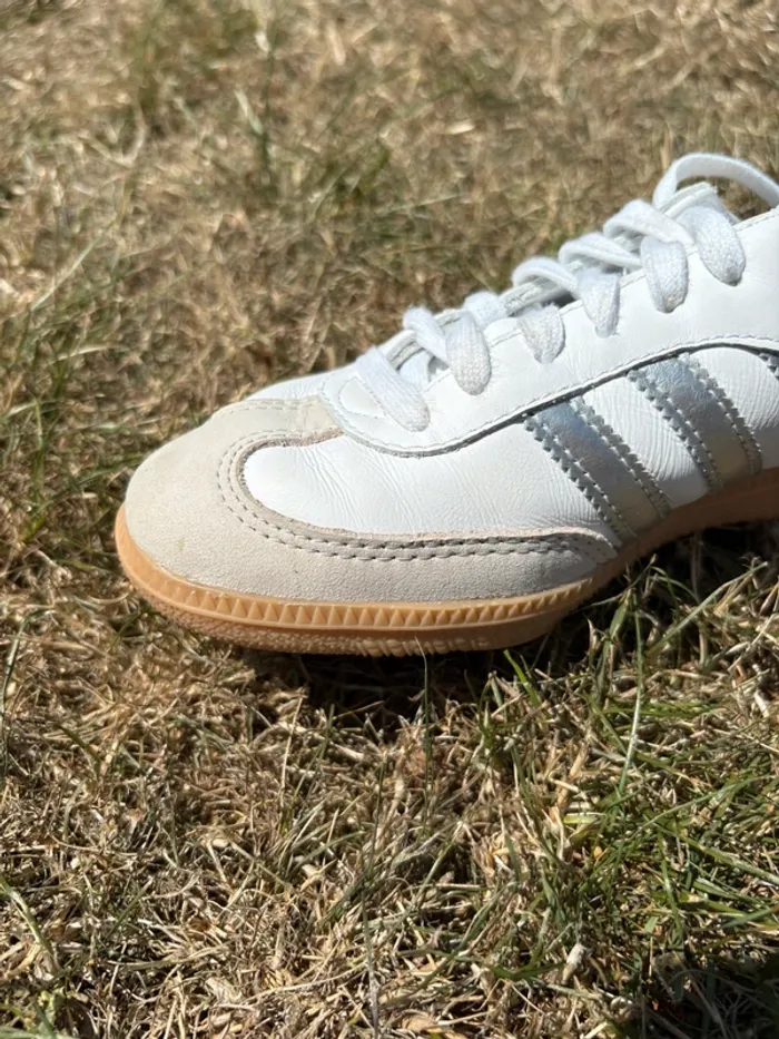 Adidas samba blanche et argent grise 37 1/3 - photo numéro 10