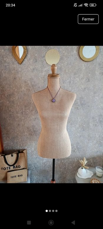 Collier violet 