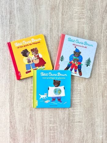 3 livres Petit Ours Brun 
