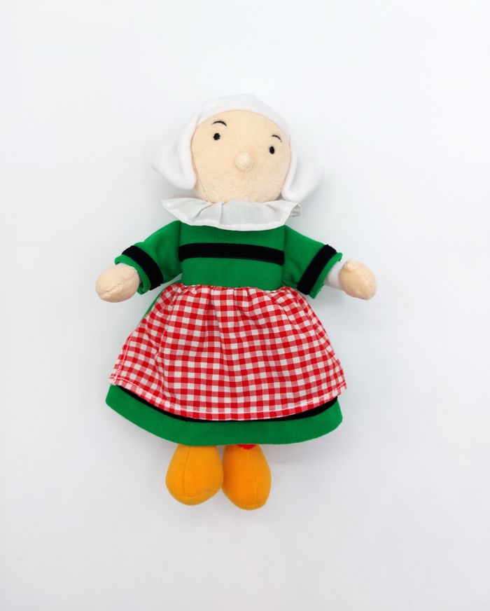 Peluche poupée doudou Bécassine 25 cm AJENA Nounours hachette livre GL 2004
