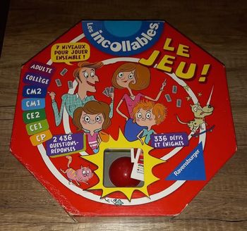 Jeu les incollables Ravensburger à partir de 6 ans
Boîte légèrement abîmée mais jeu parfait état
