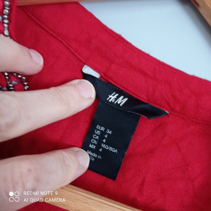 Robe tunique rouge t34 - photo numéro 3