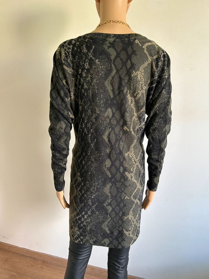 Pull long imprimé pailleté Morgan taille M jamais porté - photo numéro 7