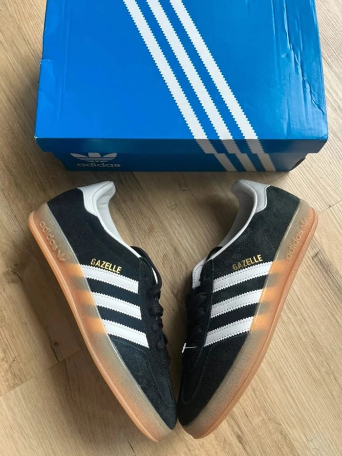 Adidas Gazelle Indoor Black White 39,5