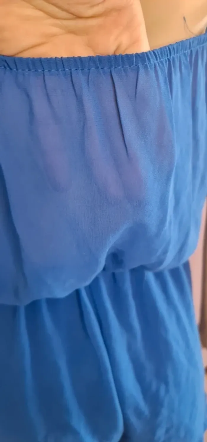 Combishort femme bleu - photo numéro 5