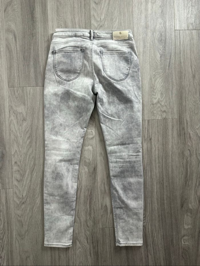 Jean denim skinny slim gris Maison Scotch W29 L32 T40 L - photo numéro 4