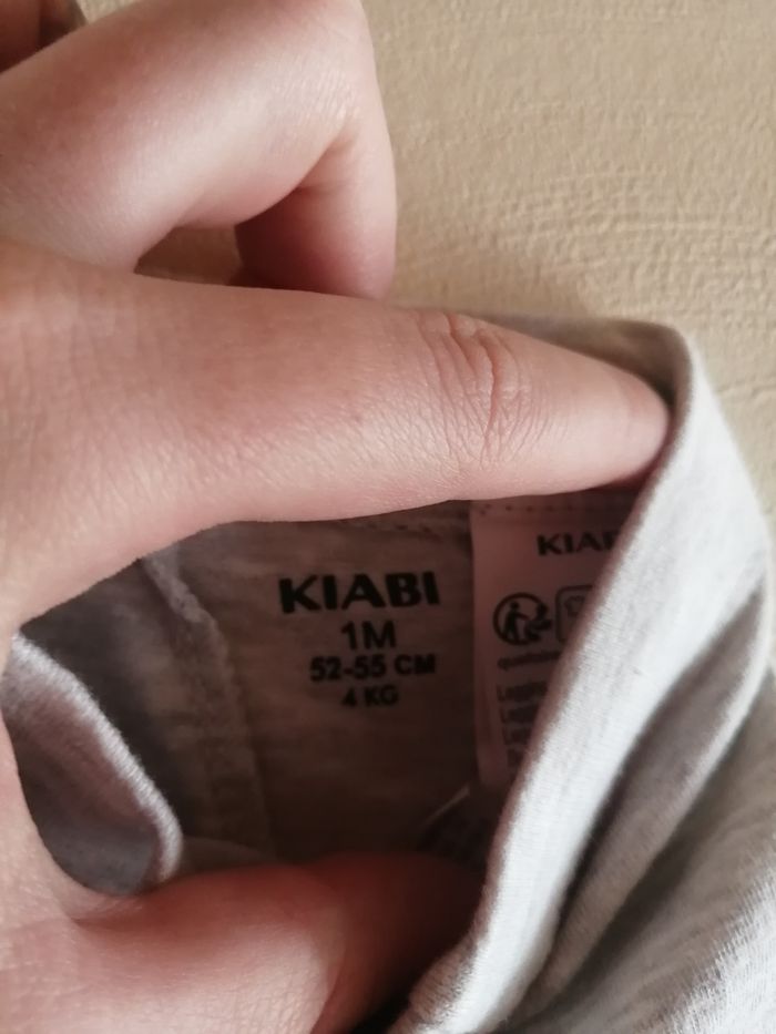 Lot de 2 leggings et 1 bodies 1mois kiabi - photo numéro 6