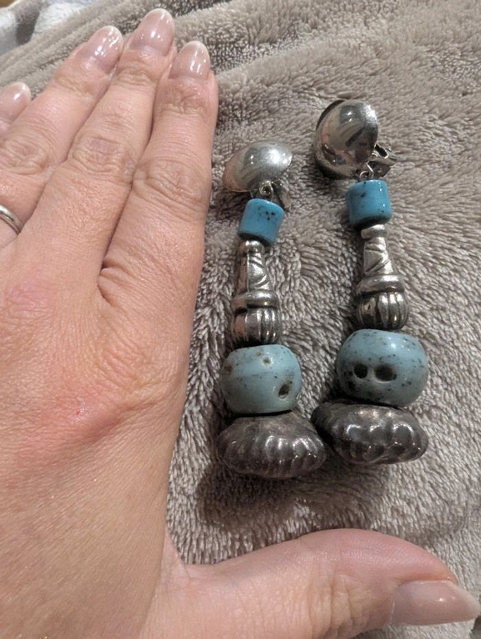 Boucles d'oreilles vintage - photo numéro 5