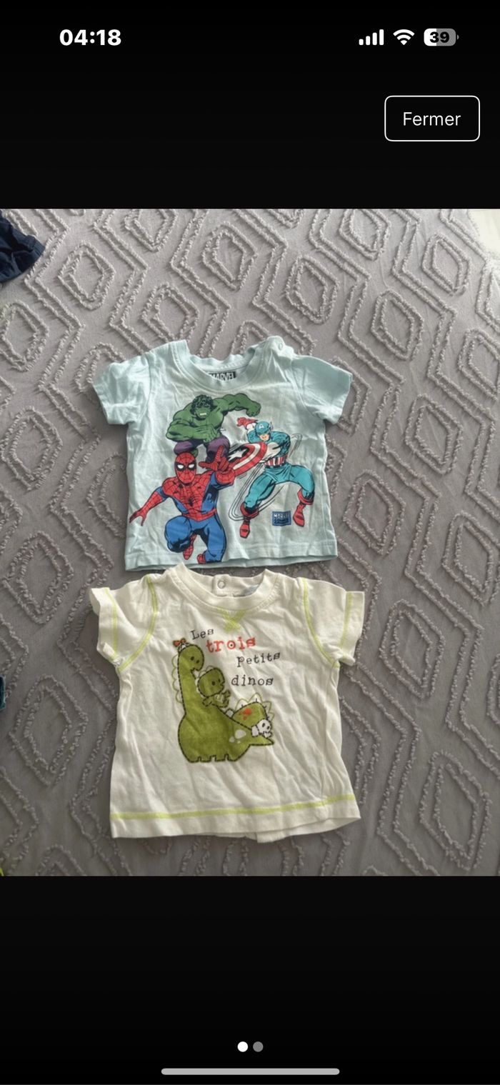 TEE short bébé