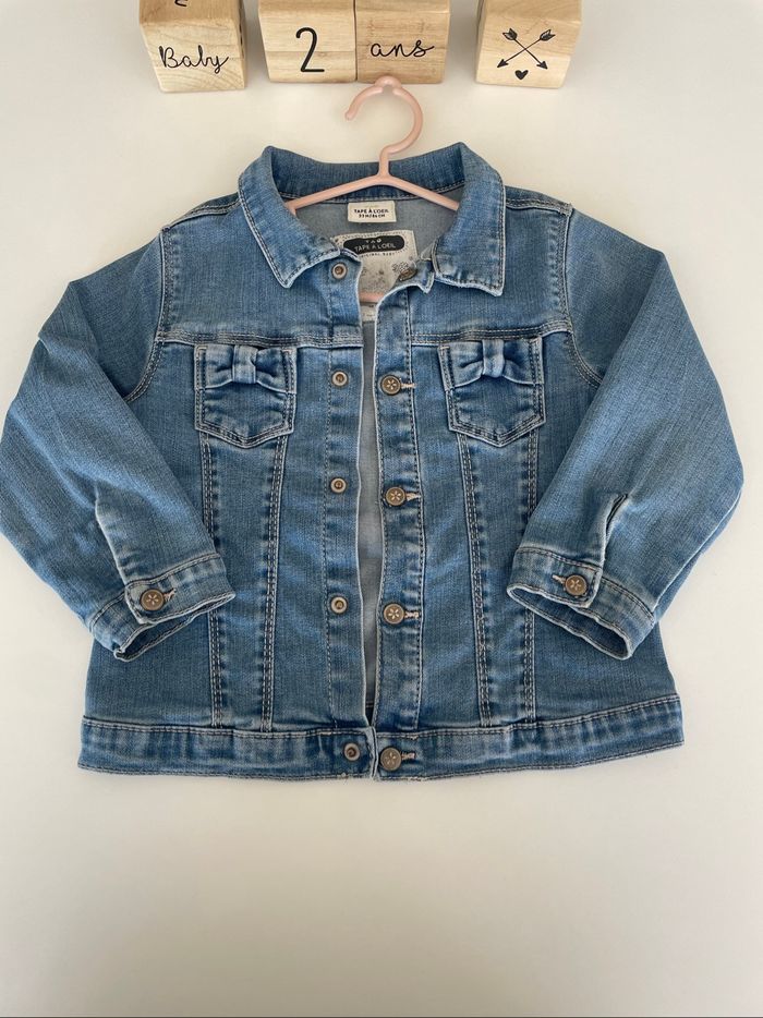 Veste en jean 24 mois fille