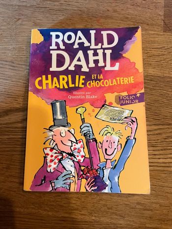 Livre Ronald Dahl Charlie et la chocolaterie  Folio Junior