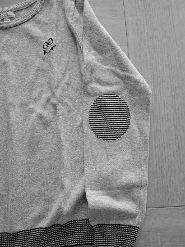 Pull gris - photo numéro 3