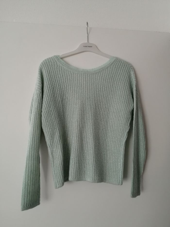 Gilet réversible vert d'eau Cache Cache taille XS neuf - photo numéro 4