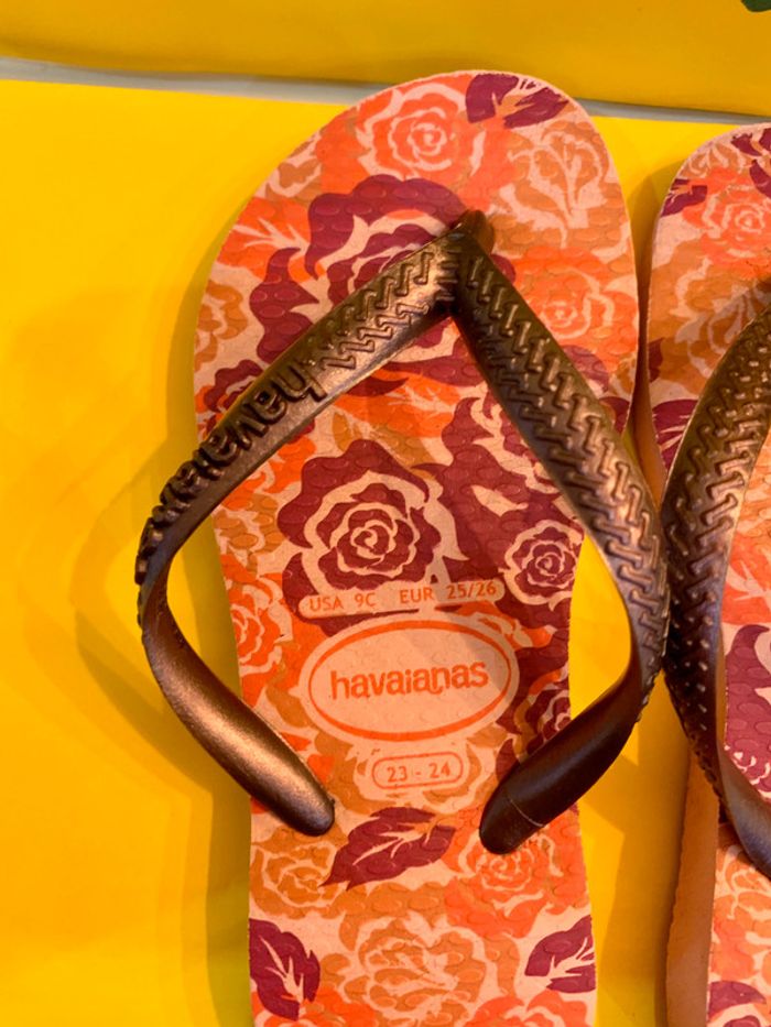 Havaianas slim T25/26 Europe en excellent état - photo numéro 3