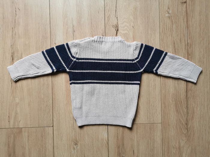 Pull rayures marine In Extenso 12 mois - photo numéro 3