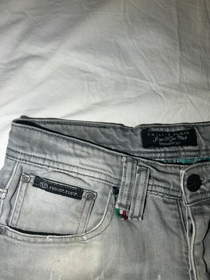 Short en jean Philipp plein - photo numéro 3
