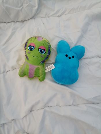 Lot de 2 petites peluches