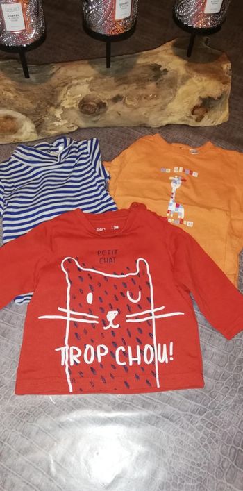 Lot de 3 tee shirt