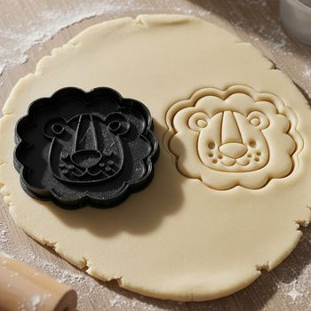Emporte-pièce Lion pour biscuits et pâtisseries créatives - 8 cm