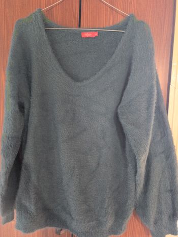 Pull bleu canard tissaia