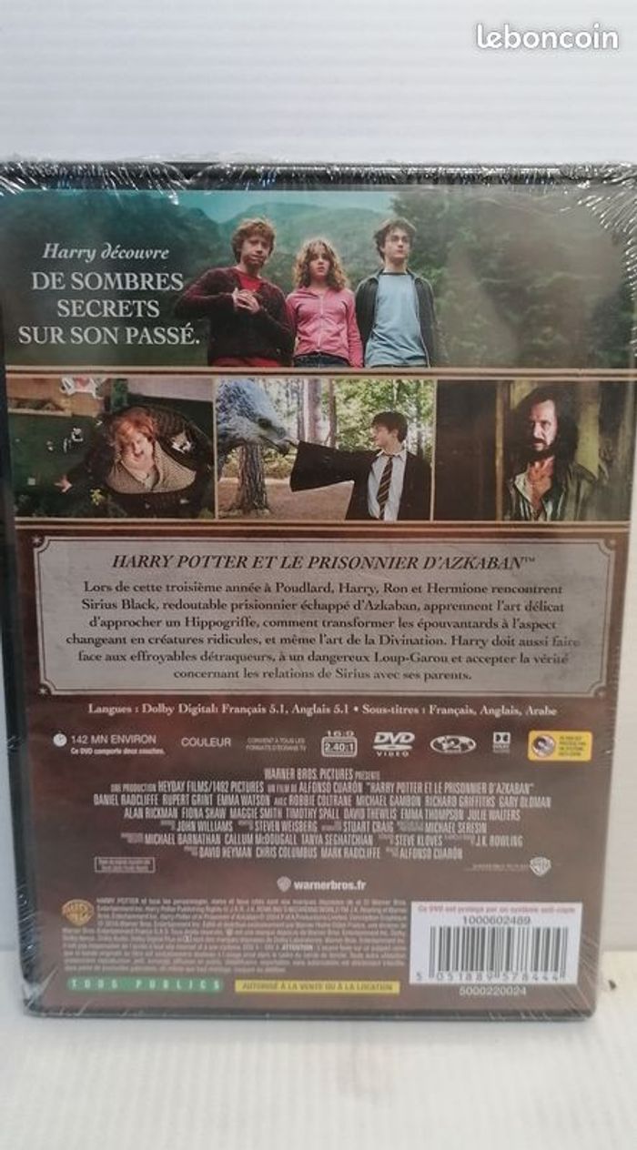 DVD HARRY POTTER ET LE PRISONNIER D'AZKABAN (Neuf sous blister) - photo numéro 3