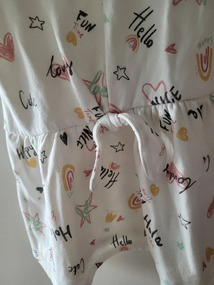 Robe à manches courtes matière sweat 4 ans - photo numéro 3
