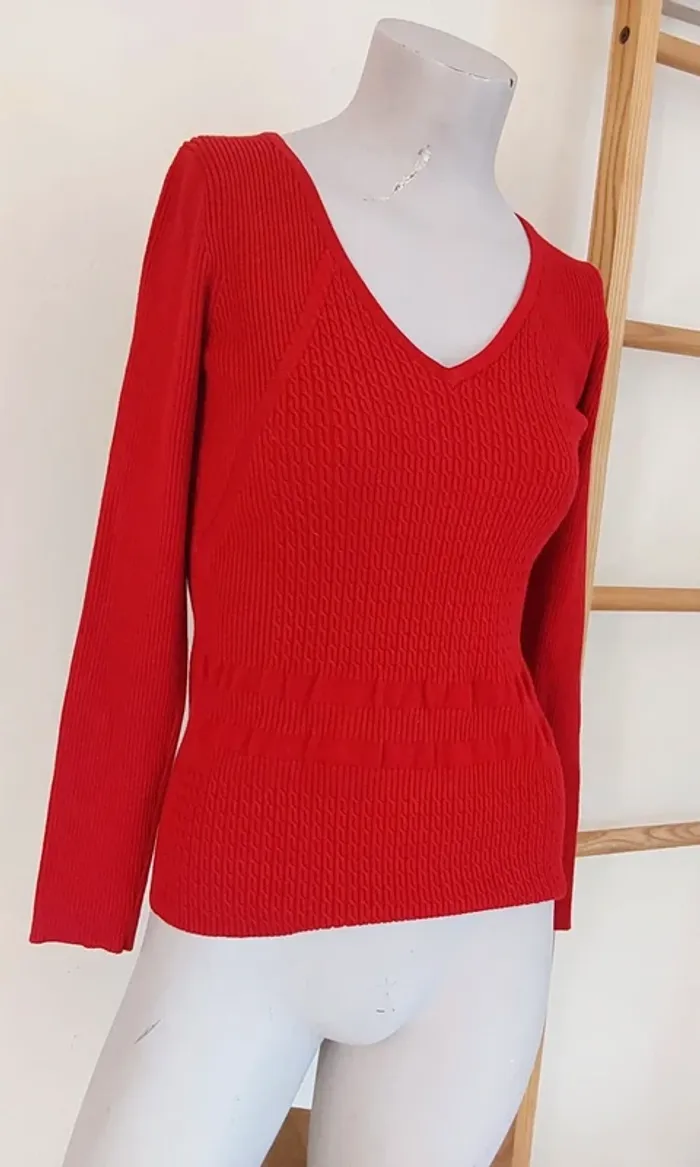 Pull chaussette rouge T 36 - photo numéro 2