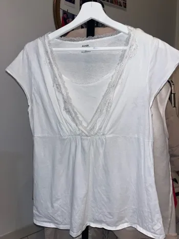 T-shirt a dentelle